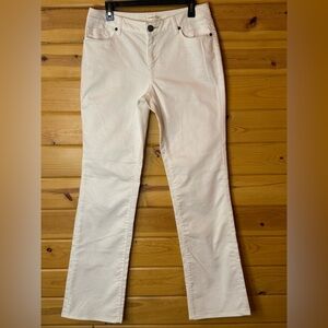 Coldwater Creek High Rise White Straight-Leg Jeans - Size 10